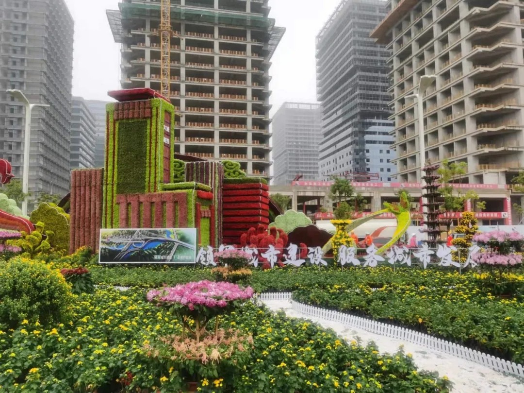“领军城市建设，服务城市发展”资阳城投集团参展资阳市第三十三届菊花展